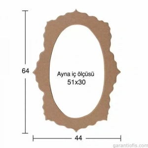 Hobi-Art AY 154 Boyanabilir Ahşap Ayna Çerçevesi