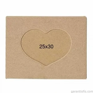 Hobi-art Çer 110 Kalpli Ahşap Resim Çerçevesi