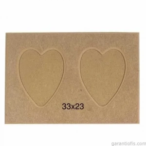 Hobi-Art ÇER 136 Dekoratif 2 Kalpli Tasarım Ahşap Resim Çerçevesi