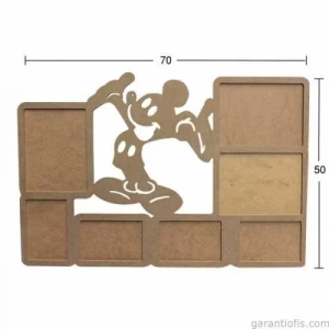 Hobi-Art ÇER 90 Mickey Mouse Tasarımlı Ahşap Resim Çerçevesi