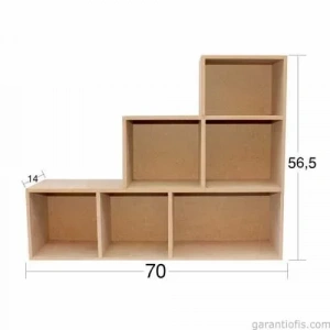 Hobi-Art D 10 Boyanabilir Ahşap Dolap Obje