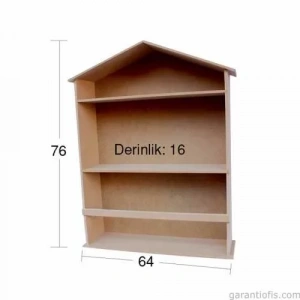 Hobi-Art D 24 Boyanabilir Ahşap Dolap Obje