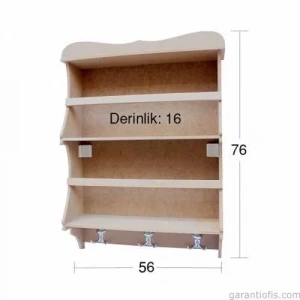 Hobi-Art D 27 Boyanabilir Ahşap Dolap Obje