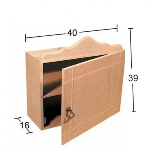 Hobi-art D 31 Boyanabilir Ahşap Dolap Obje