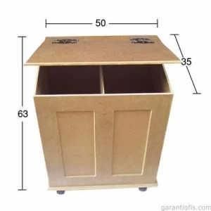 Hobi-art D 55 Boyanabilir Ahşap Dolap Obje