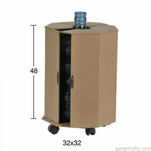 Hobi-Art D 57 Boyanabilir Ahşap Damacana Dolabı