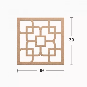 Hobi-Art DS 01 Boyanabilir Dekoratif Ahşap Duvar Süsü