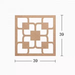 Hobi-art Ds 02 Boyanabilir Dekoratif Ahşap Duvar Süsü