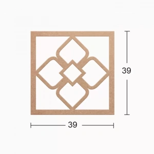 Hobi-art Ds 03 Boyanabilir Dekoratif Ahşap Duvar Süsü