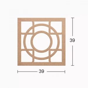 Hobi-Art DS 08 Boyanabilir Dekoratif Ahşap Duvar Süsü