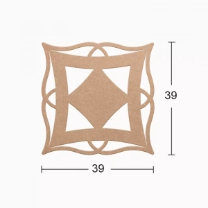 Hobi-art Ds 10 Boyanabilir Dekoratif Ahşap Duvar Süsü