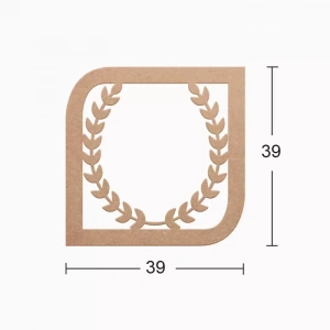 Hobi-Art DS 14 Boyanabilir Dekoratif Ahşap Duvar Süsü