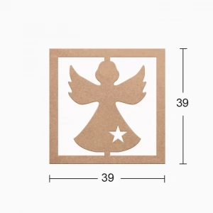 Hobi-art Ds 24 Boyanabilir  Ahşap Duvar Süsü