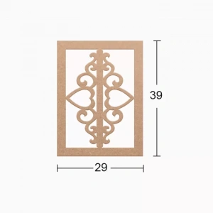 Hobi-Art DS 33 Boyanabilir Ahşap Duvar Süsü