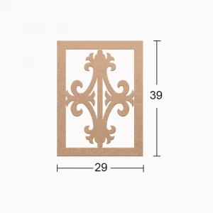 Hobi-art Ds 37 Boyanabilir Ahşap Duvar Süsü