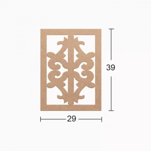 Hobi-Art DS 38 Boyanabilir Ahşap Duvar Süsü