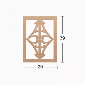 Hobi-art Ds 39 Boyanabilir Ahşap Duvar Süsü