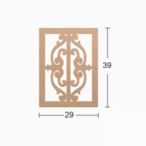 Hobi-Art DS 40 Boyanabilir Ahşap Duvar Süsü