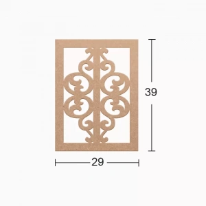 Hobi-Art DS 41 Boyanabilir Ahşap Duvar Süsü