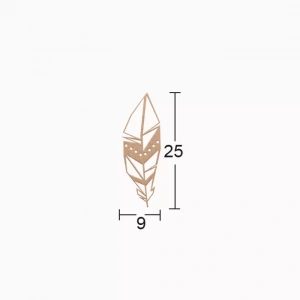 Hobi-art Ds 70 Boyanabilir Ahşap Desenli Duvar Süsü