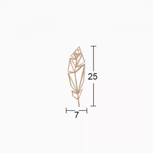 Hobi-art Ds 72 Boyanabilir Ahşap Desenli Duvar Süsü