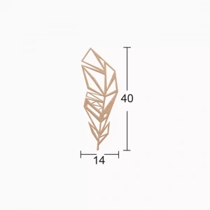 Hobi-art Ds 73 Boyanabilir Ahşap Desenli Duvar Süsü