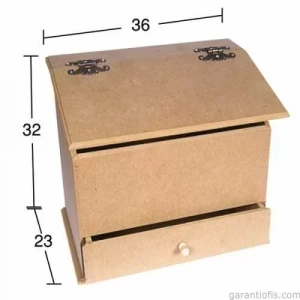 Hobi-art E 326 Boyanabilir Ahşap Ekmek Sepeti