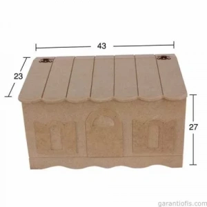 Hobi-art E 334 Boyanabilir Ahşap Ekmek Sepeti