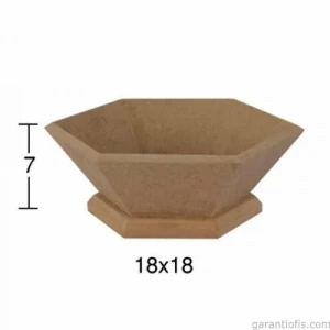 Hobi-Art E 335 Boyanabilir Ahşap Ekmek Sepeti