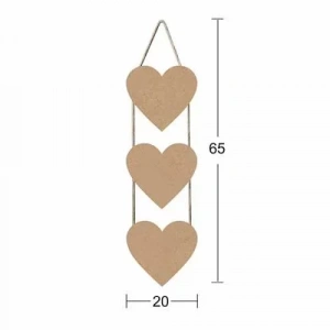 Hobi-art F 724 Boyanabilir Dekoratif Ahşap Pano