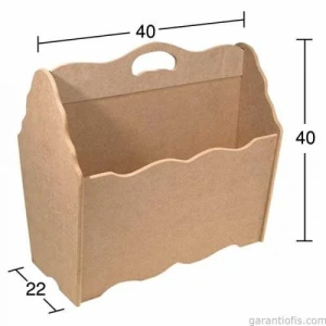 Hobi-Art G 124 Boyanabilir Ahşap Gazetelik Obje