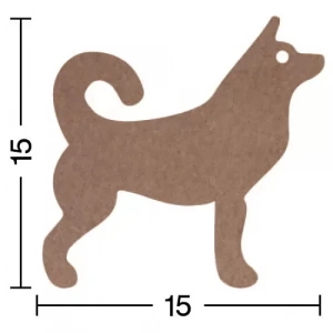 Hobi-art H 67 Ayakta Durabilen Ahşap Kurt (18 Mm Kalınlık)