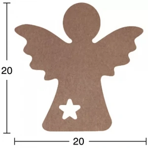 Hobi-art H 70 Ayakta Durabilen Ahşap Melek (18 Mm Kalınlık)