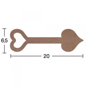 Hobi-art H 97 Ayakta Durabilen Ahşap Ok (18 Mm Kalınlık)