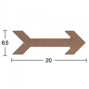 Hobi-art H 99 Ayakta Durabilen Ahşap Ok (18 Mm Kalınlık)