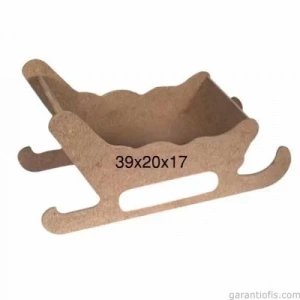 Hobi-Art Ham Ahşap Kızak Obje F 800