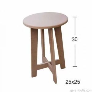 Hobi-Art İB 10 Dekoratif Ahşap Tabure