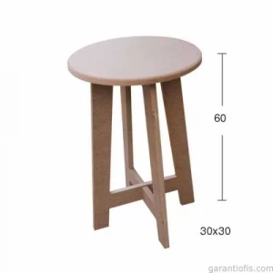 Hobi-Art İB 12 Dekoratif Ahşap Tabure