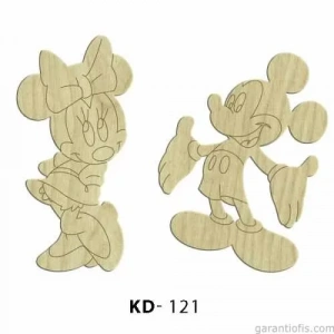 Hobi-art Kd 121 - Çizgi Film Karakterleri Mini Ahşap Obje