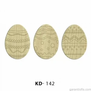 Hobi-Art KD 142 - Yumurta Şeklinde Mini Ahşap Obje