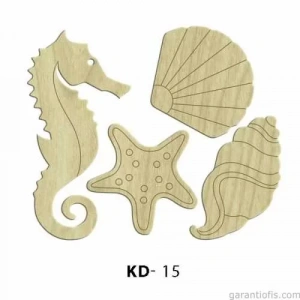 Hobi-art Kd 15 - Deniz Seti  Dekoratif Mini Ahşap Obje