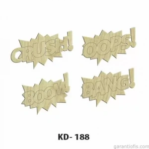 Hobi-art Kd 188 Dekoratif Mini Ahşap Obje