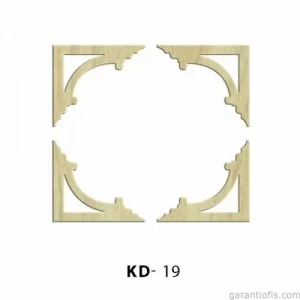 Hobi-art Kd 19 - Köşe Süs Setii  Dekoratif Mini Ahşap Obje