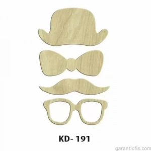 Hobi-art Kd 191 Dekoratif Mini Ahşap Obje