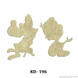 Hobi-Art KD 196 Dekoratif Mini Ahşap Obje