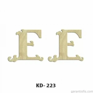 Hobi-art Kd 223 Dekoratif Mini Ahşap Harfler (e Harfi)
