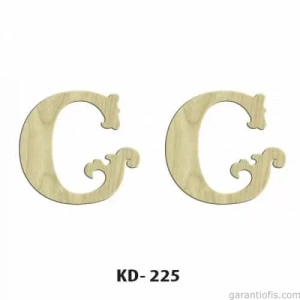 Hobi-art Kd 225 Dekoratif Mini Ahşap Harfler (g Harfi)