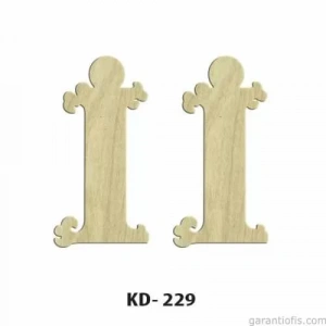 Hobi-Art KD 229 Dekoratif Mini Ahşap Harfler (İ Harfi)
