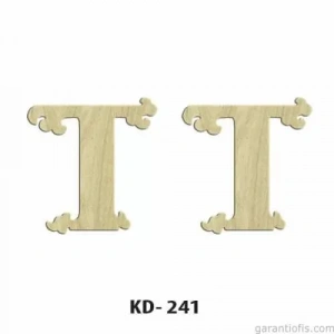 Hobi-art Kd 241 Dekoratif Mini Ahşap Harfler (t Harfi)