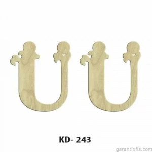 Hobi-art Kd 243 Dekoratif Mini Ahşap Harfler (ü Harfi)